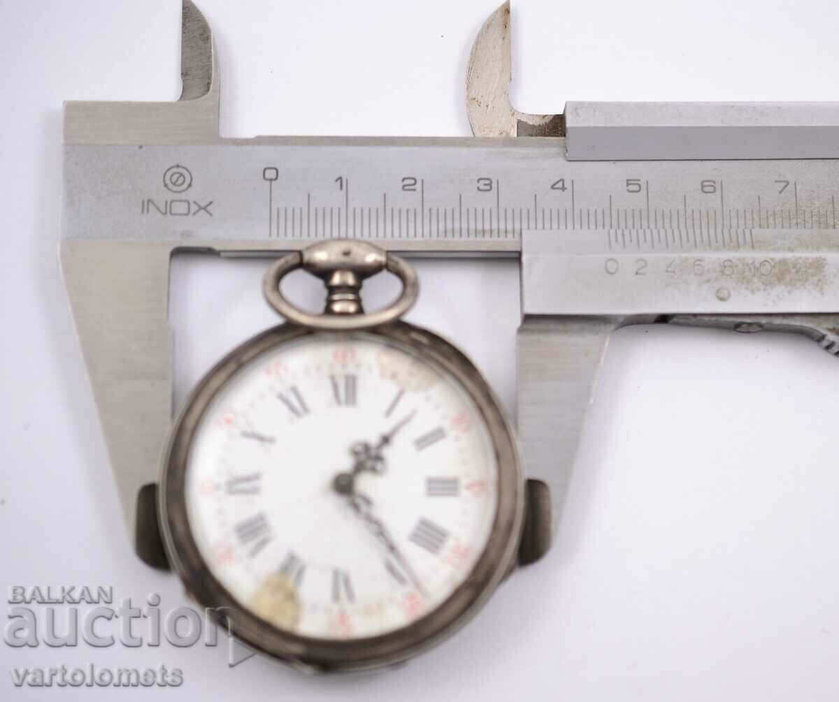 Silver Silver Pocket Watch - Works - 6 Silver Silver Pocket Watch - Works - 6