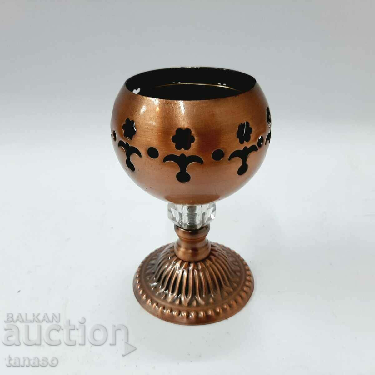 Copper candlestick, goblet (10.3)
