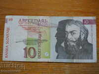 10 толара 1992 г. - Словения ( F )