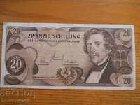 20 Shillings 1967 - Austria ( VF )