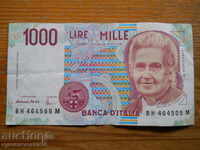 1000 лири 1990 г. - Италия ( F )
