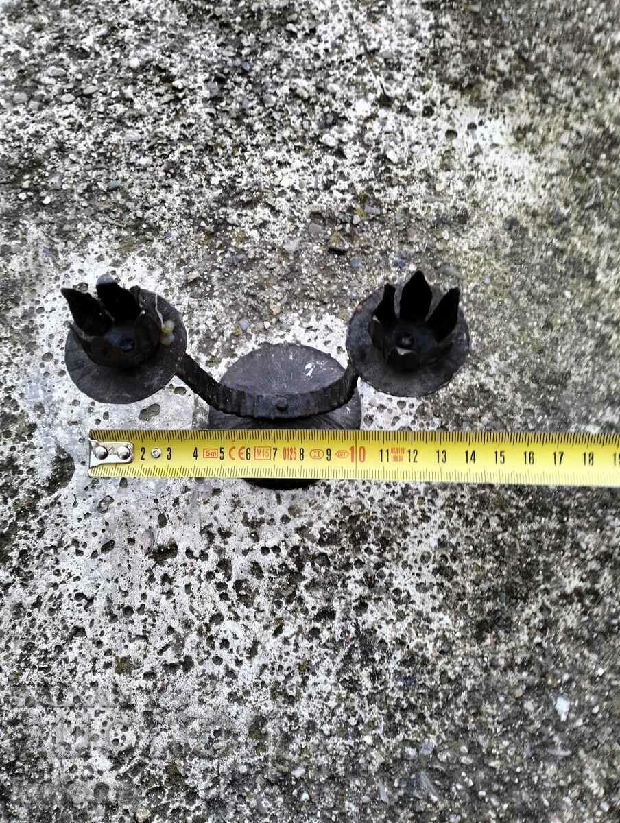 Wrought iron candlestick with price 14.99 BGN | € 7.66