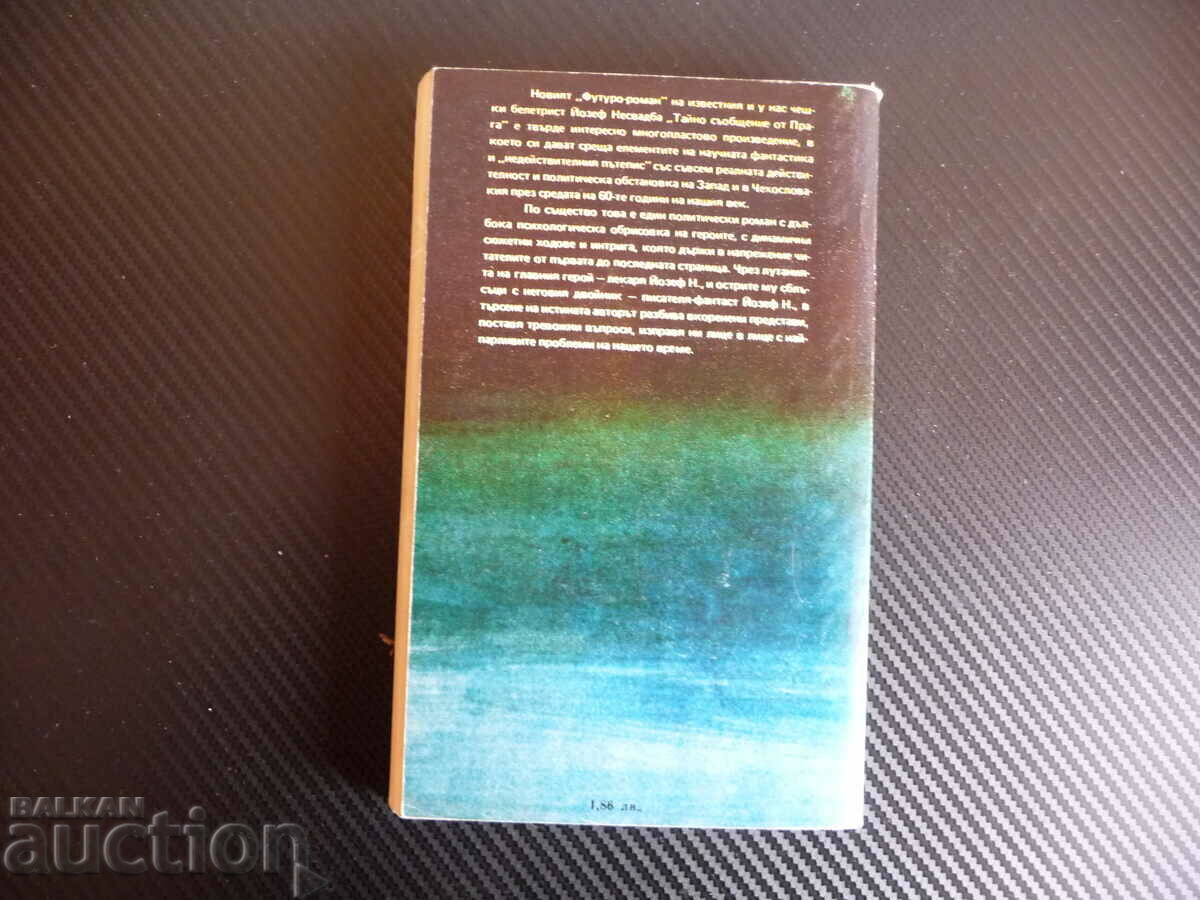 Auction  A Secret Message from Prague Josef Nesvadba FuturoRoman Sci-fi