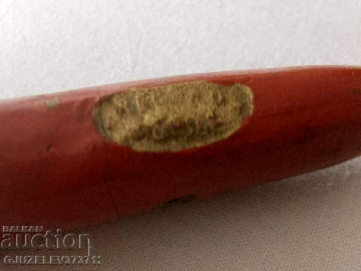 An old lucarina ceramic whistle is slightly cracked but still plays - 6