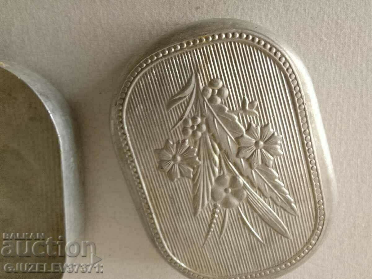 Old aluminum Metal soap dish with price 69.00 BGN | € 35.28