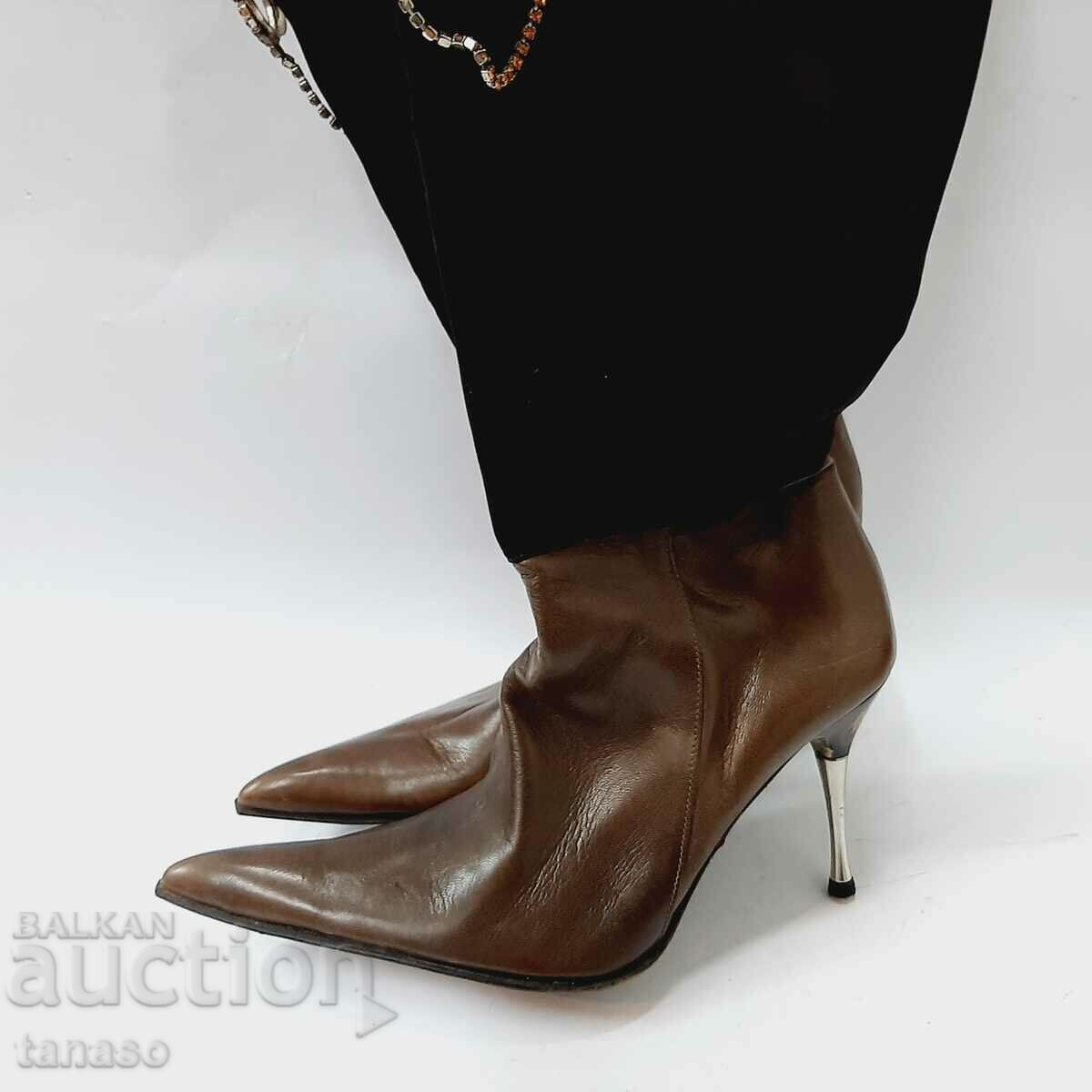 Cizme de damă Vero Cuoio, vârf ascuțit #37(7.1) - 7 Cizme de damă Vero Cuoio, vârf ascuțit #37(7.1) - 7