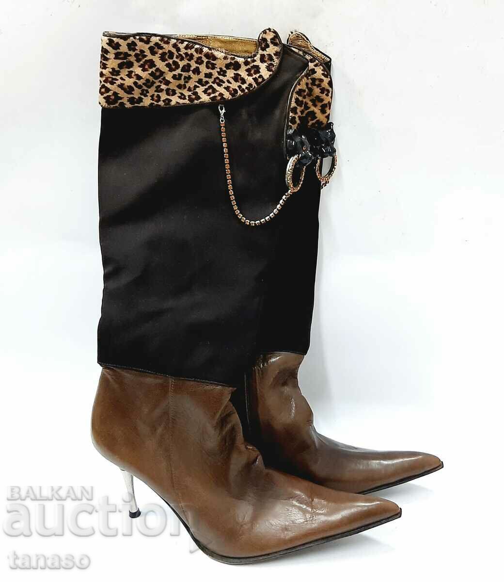 Cizme de damă Vero Cuoio, vârf ascuțit #37(7.1) Cizme de damă Vero Cuoio, vârf ascuțit #37(7.1)