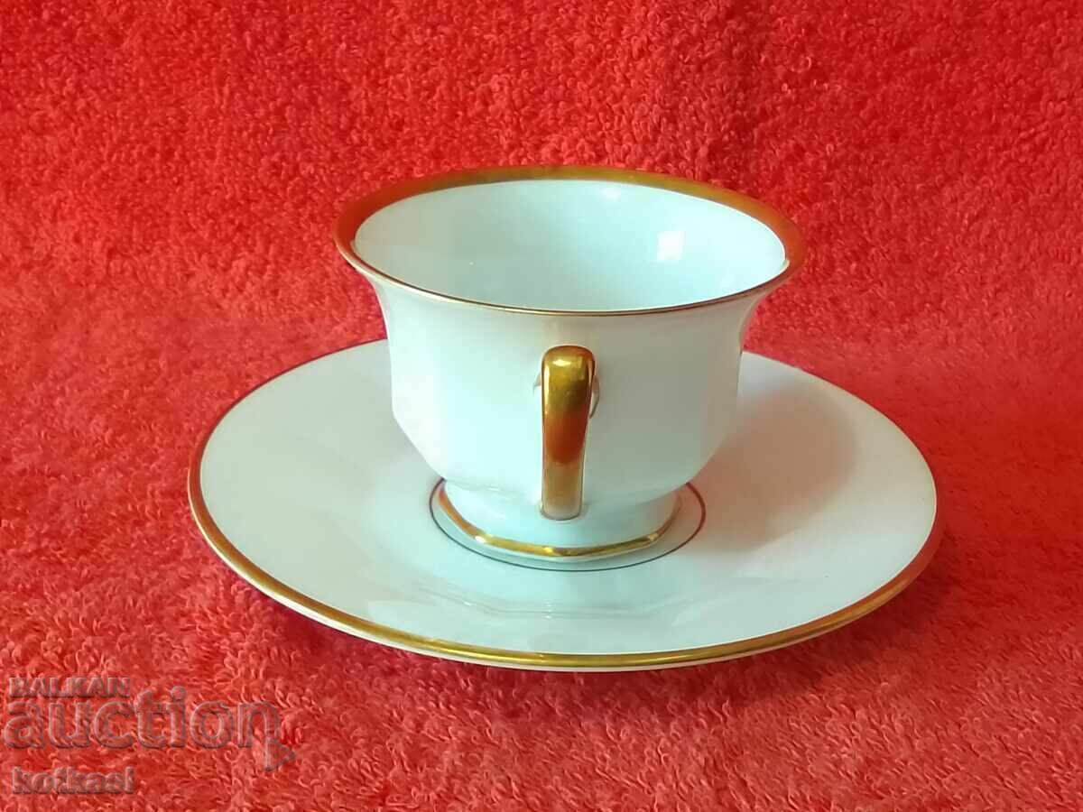 Auction Old porcelain Mocha set cup plate gilding Rosenthal Auction Old porcelain Mocha set cup plate gilding Rosenthal