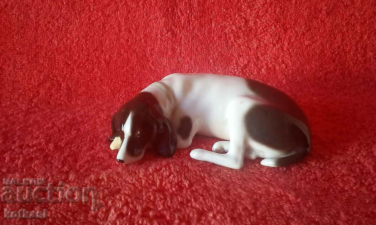 Стара порцеланова фигура на Куче маркирано Германия Germany Стара порцеланова фигура на Куче маркирано Германия Germany