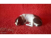 Old porcelain figure of a Dog marked Germany