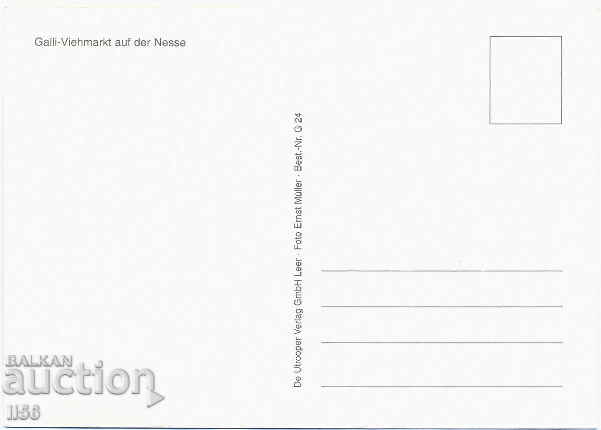 Germany - Nesse - livestock market - ca. 1990 with price 1.20 BGN | € 0.61 Germany - Nesse - livestock market - ca. 1990 with price 1.20 BGN | € 0.61