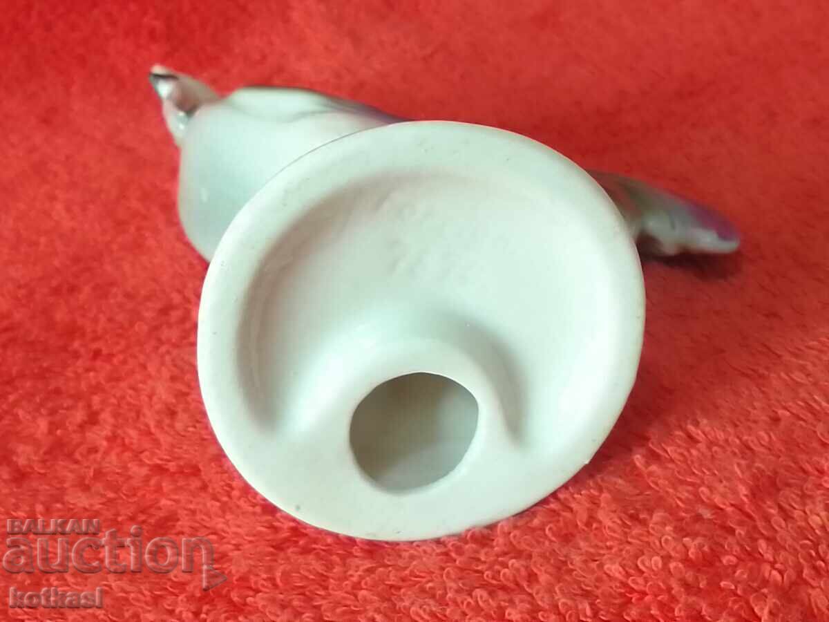 Παλιά πολύχρωμη πορσελάνινη φιγούρα Πετεινός Γερμανία θερμή εκτύπωση - 6