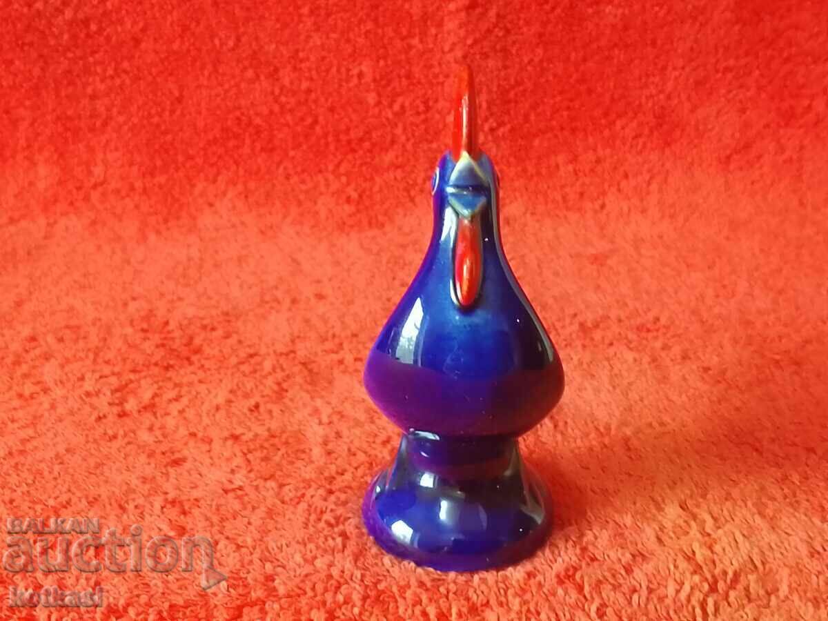 Auction Old porcelain figure Rooster Cobalt Goebel Germany Germans Auction Old porcelain figure Rooster Cobalt Goebel Germany Germans