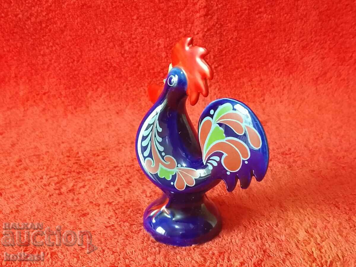 Old porcelain figure Rooster Cobalt Goebel Germany Germans - 6 Old porcelain figure Rooster Cobalt Goebel Germany Germans - 6