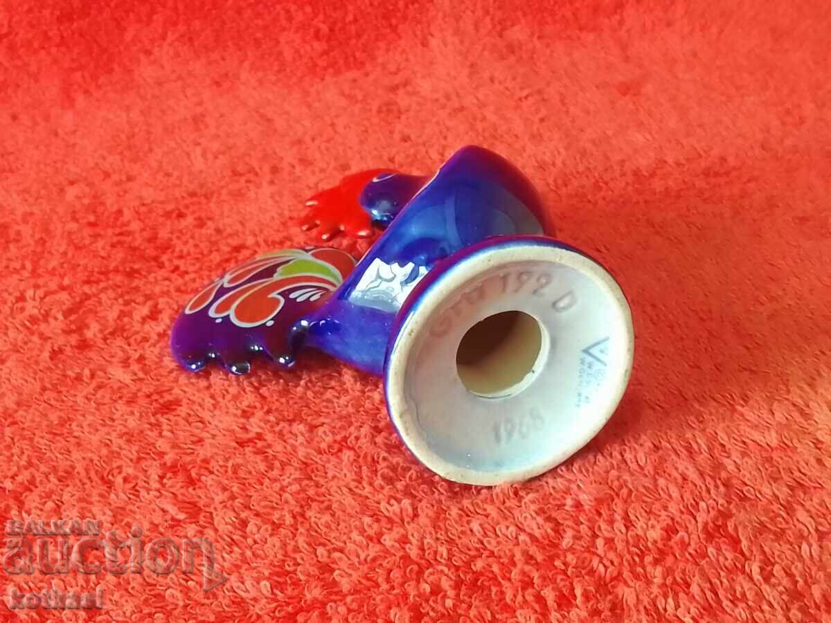 Old porcelain figure Rooster Cobalt Goebel Germany Germans - 7 Old porcelain figure Rooster Cobalt Goebel Germany Germans - 7