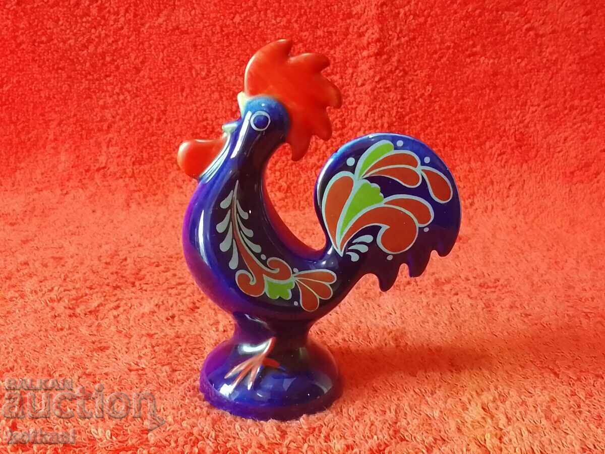 Old porcelain figure Rooster Cobalt Goebel Germany Germans Old porcelain figure Rooster Cobalt Goebel Germany Germans