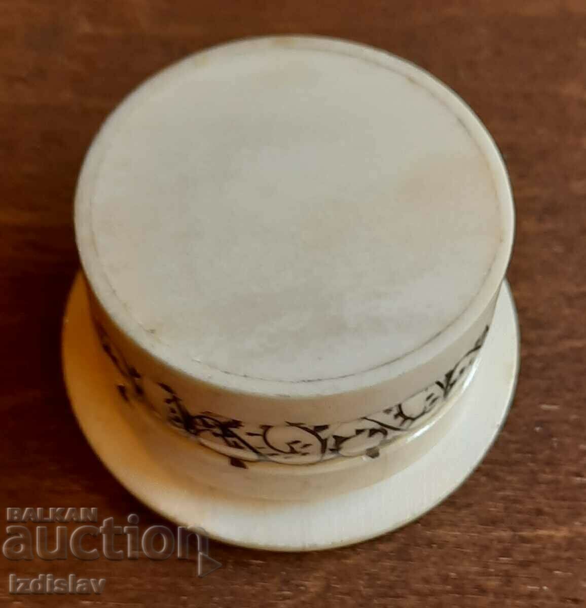 Cutie de os persan pictată manual, secolul al XIX-lea - 5