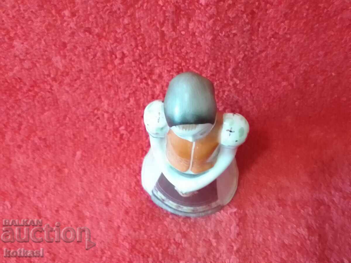 Παλιά πορσελάνινη φιγούρα γυναίκας Ουγγαρίας, με σήμανση - 5