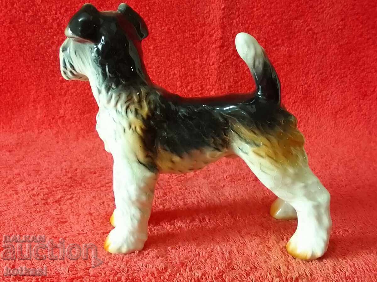 Livrarea Figurină de porțelan veche Câine Welsh Terrier marcat Goebel Germania Livrarea Figurină de porțelan veche Câine Welsh Terrier marcat Goebel Germania