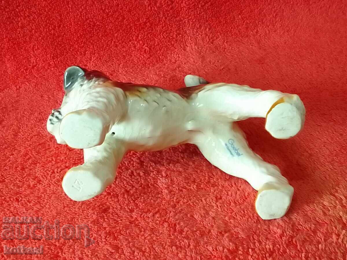 Παλιά πορσελάνινη φιγούρα Σκύλος Ουαλικό Τεριέ, με σήμανση Goebel Γερμανία - 7 Παλιά πορσελάνινη φιγούρα Σκύλος Ουαλικό Τεριέ, με σήμανση Goebel Γερμανία - 7