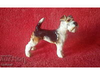 Old porcelain figurine of a Dog marked Germany Goebel