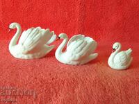 Lot de 3 piese figurine din portelan Lebedele Goebel Germania