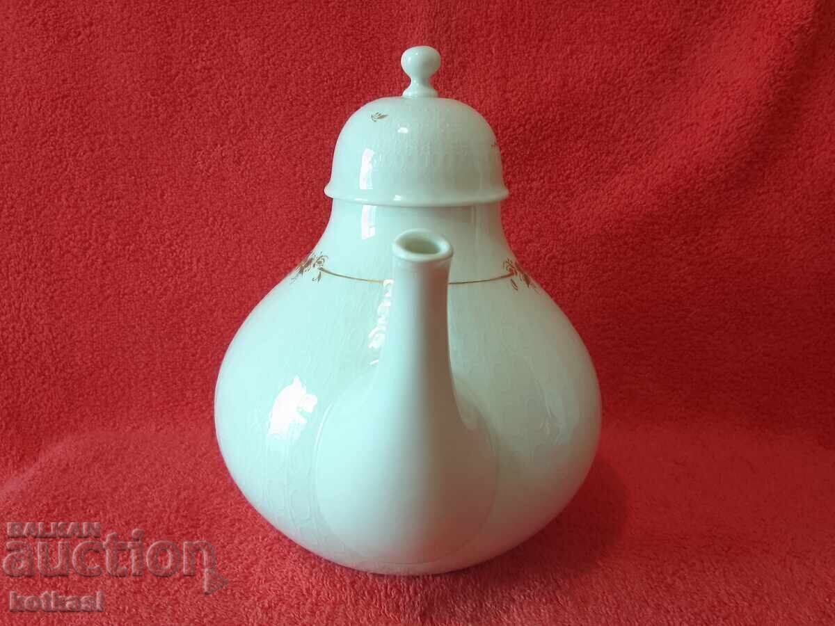 Porcelain Teapot Rosenthal Gold Plated Handcrafted Embossed with price 75.50 BGN | € 38.60