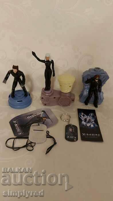 Marvel 2003 KFC and X-Men 2 Figure Collection Necklace
