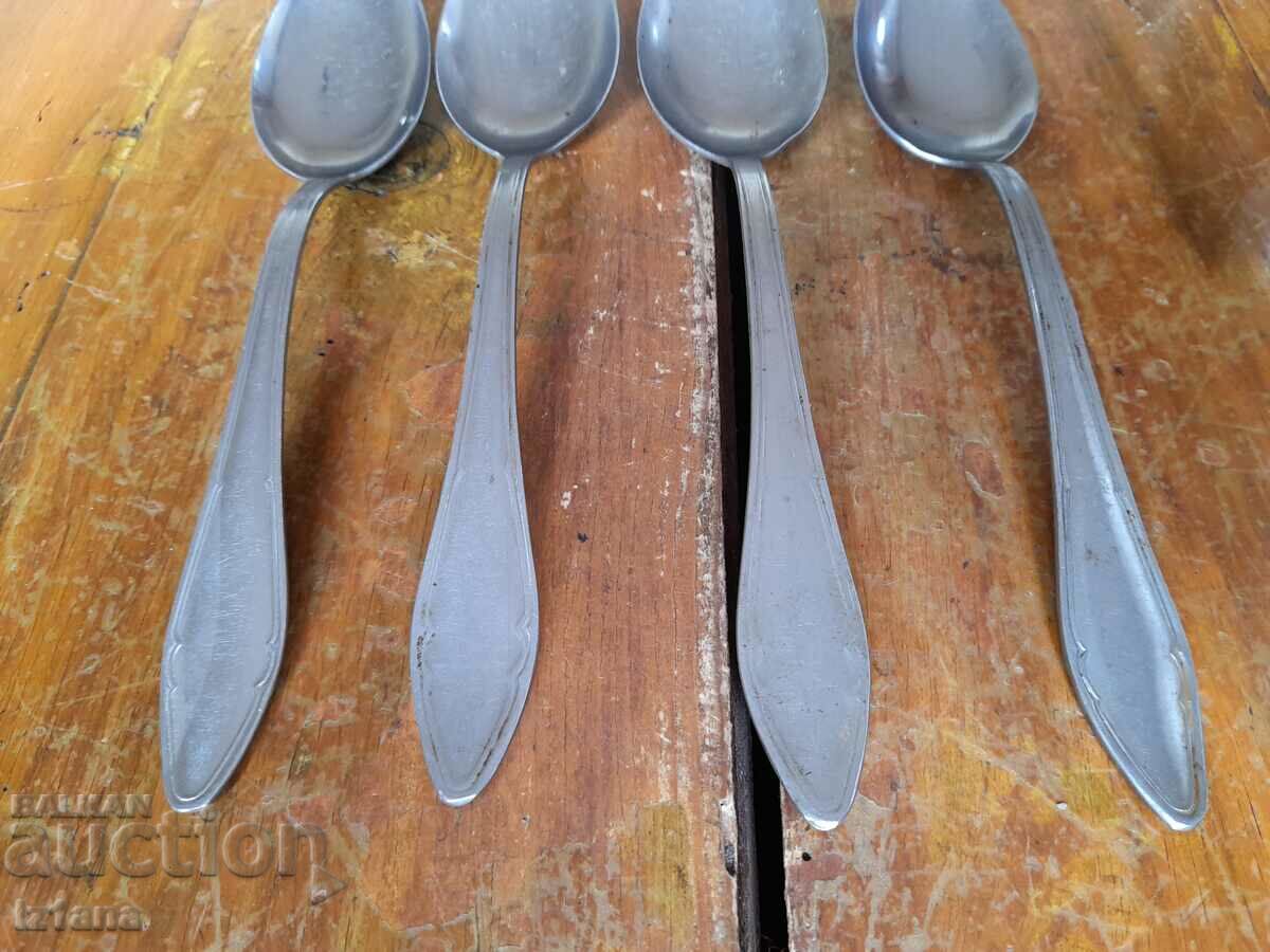 Auction  Old spoon, P. Denev spoons