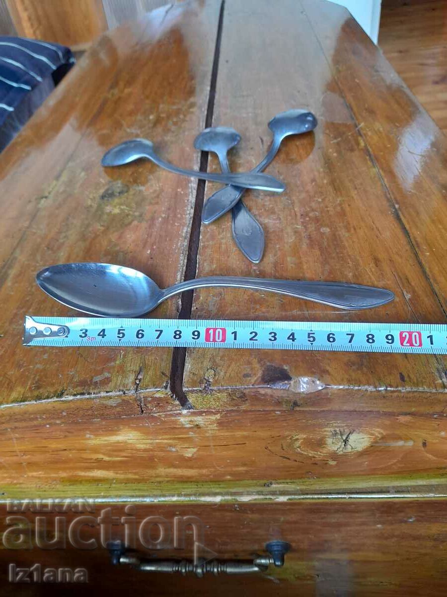 Old spoon, P. Denev spoons - 7