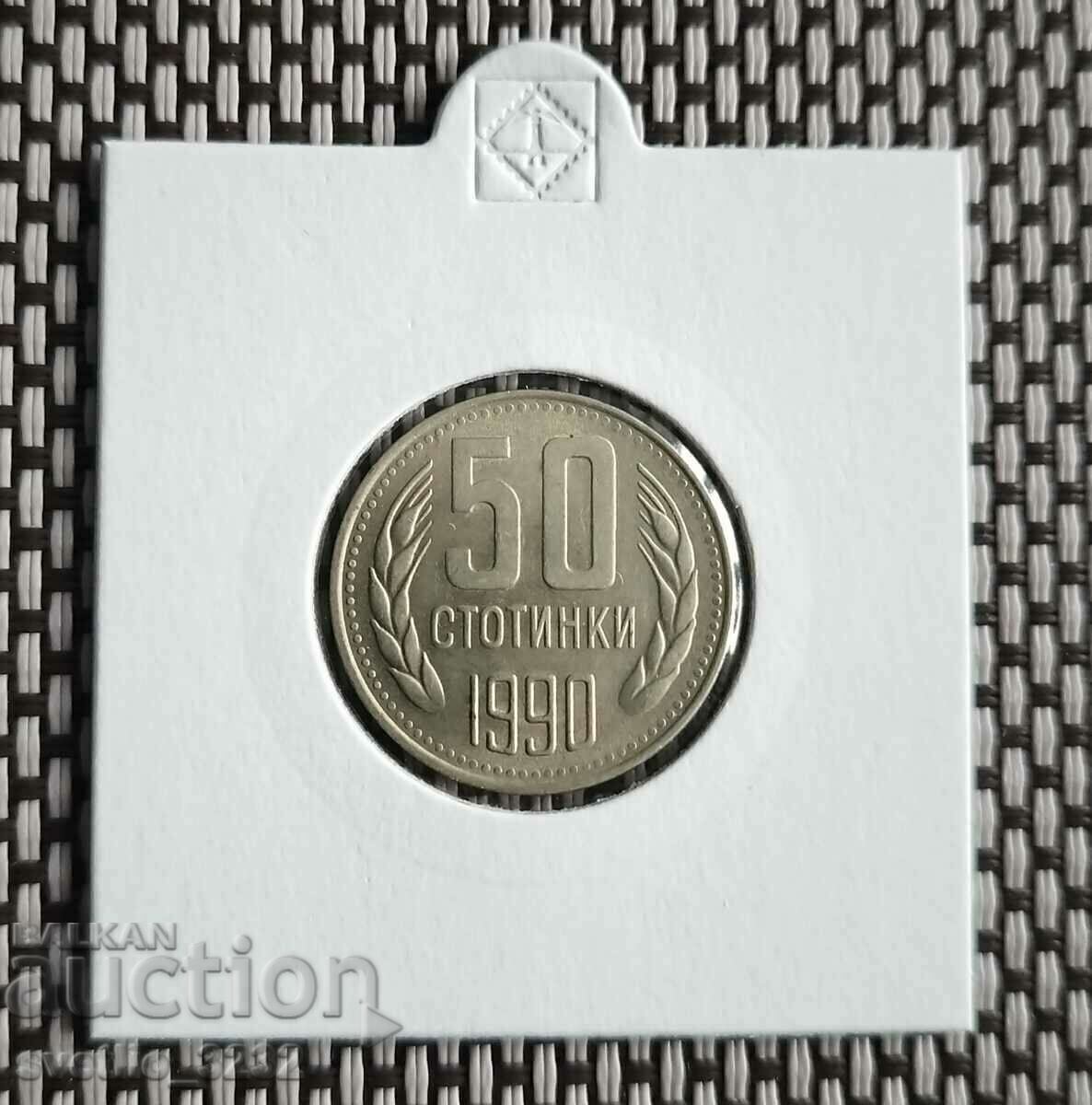 50 cents 1990 50 cents 1990