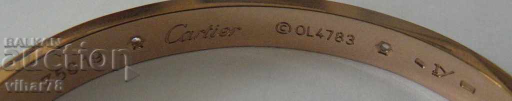 βραχιόλι επιχρυσωμένο με πέτρες-Cartier-Cartier με τιμή 49.99 BGN | € 25.56 βραχιόλι επιχρυσωμένο με πέτρες-Cartier-Cartier με τιμή 49.99 BGN | € 25.56