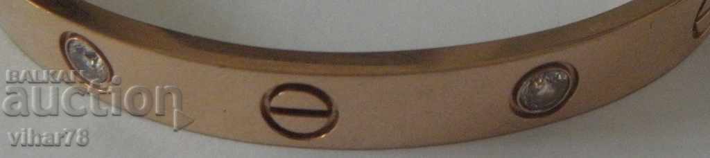 Δημοπρασία βραχιόλι επιχρυσωμένο με πέτρες-Cartier-Cartier Δημοπρασία βραχιόλι επιχρυσωμένο με πέτρες-Cartier-Cartier