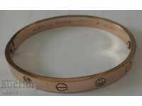 gilded bracelet with stones-Cartier-Cartier