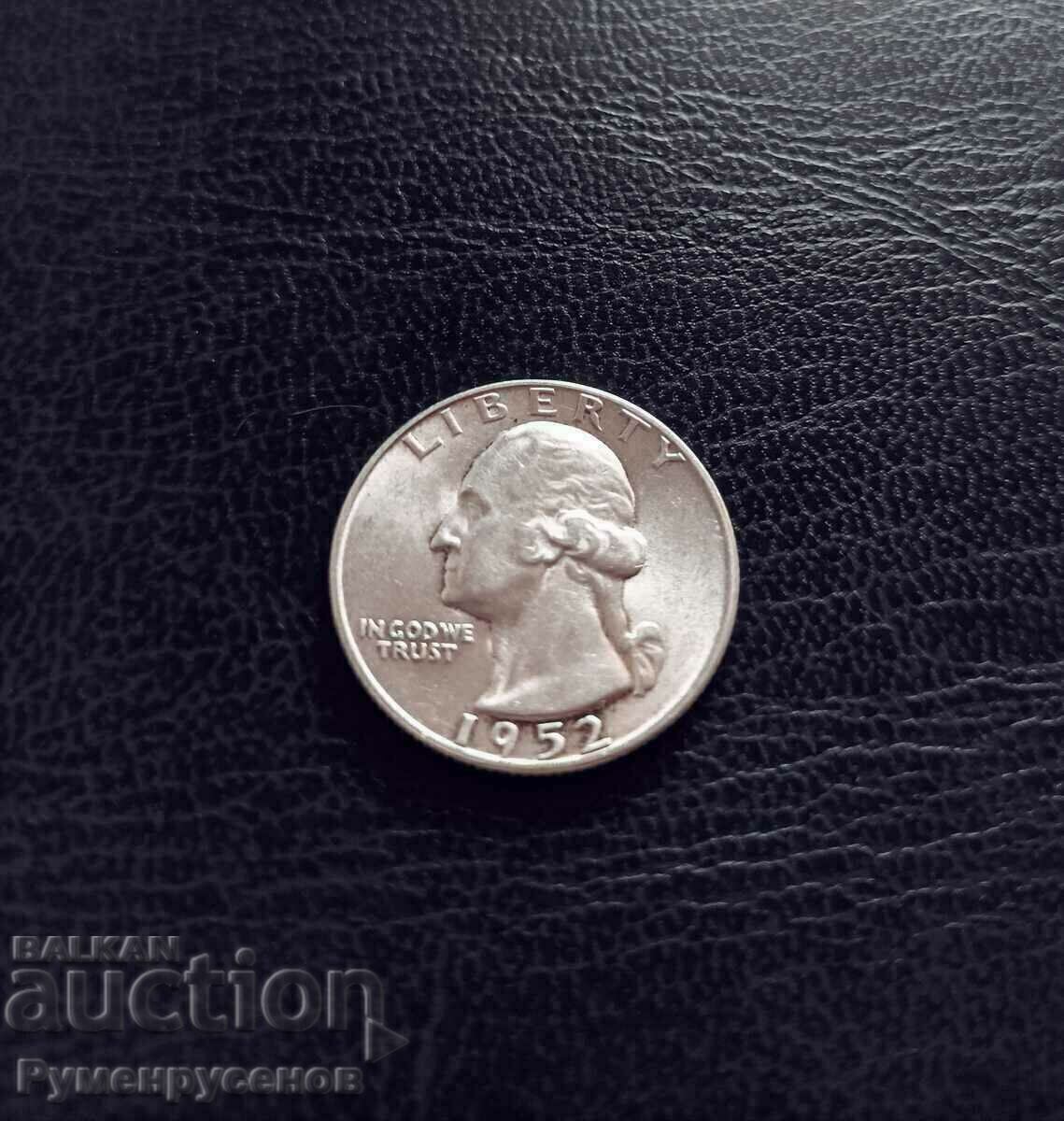 Quarter Dollar 1952 S.
