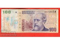 ARGENTINA ARGENTINA 100 Peso - numărul 199* seria M