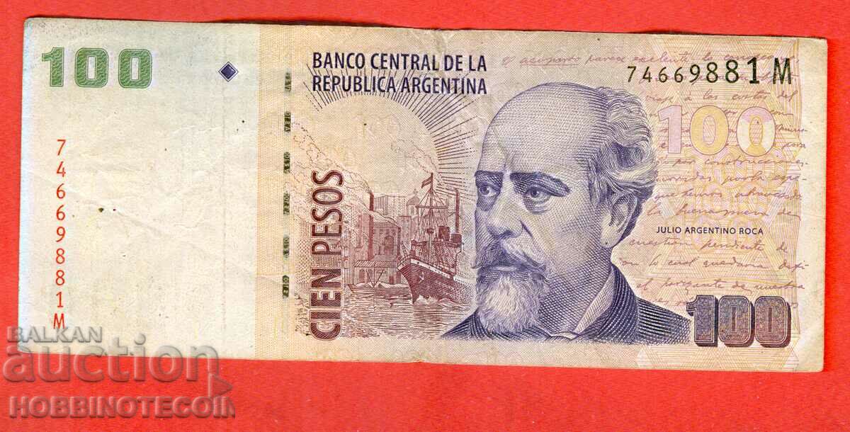 ARGENTINA ARGENTINA 100 Peso issue - issue 199* series M