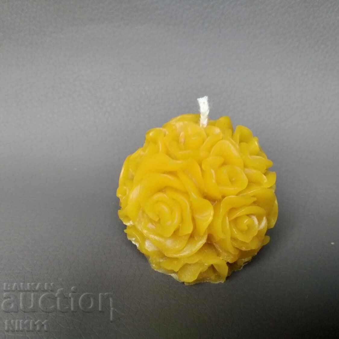 Handmade candles from pure beeswax, candle wax - 6 Handmade candles from pure beeswax, candle wax - 6