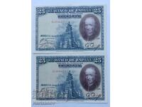 Lot de 100 pesete consecutive 1928 / Lot 100 pesete UNC!
