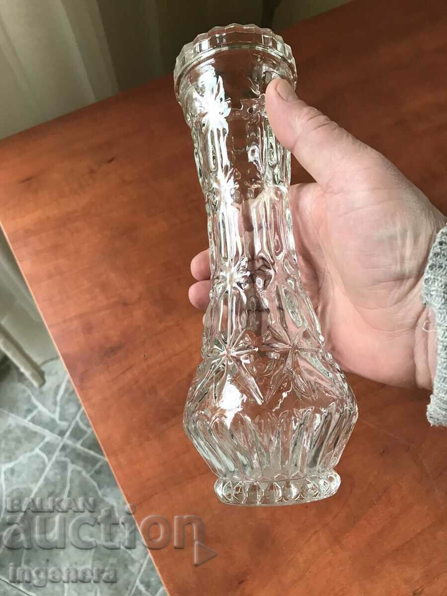 Auction VASE VASE GLASS RELIEF THICK OF SOCA Auction VASE VASE GLASS RELIEF THICK OF SOCA