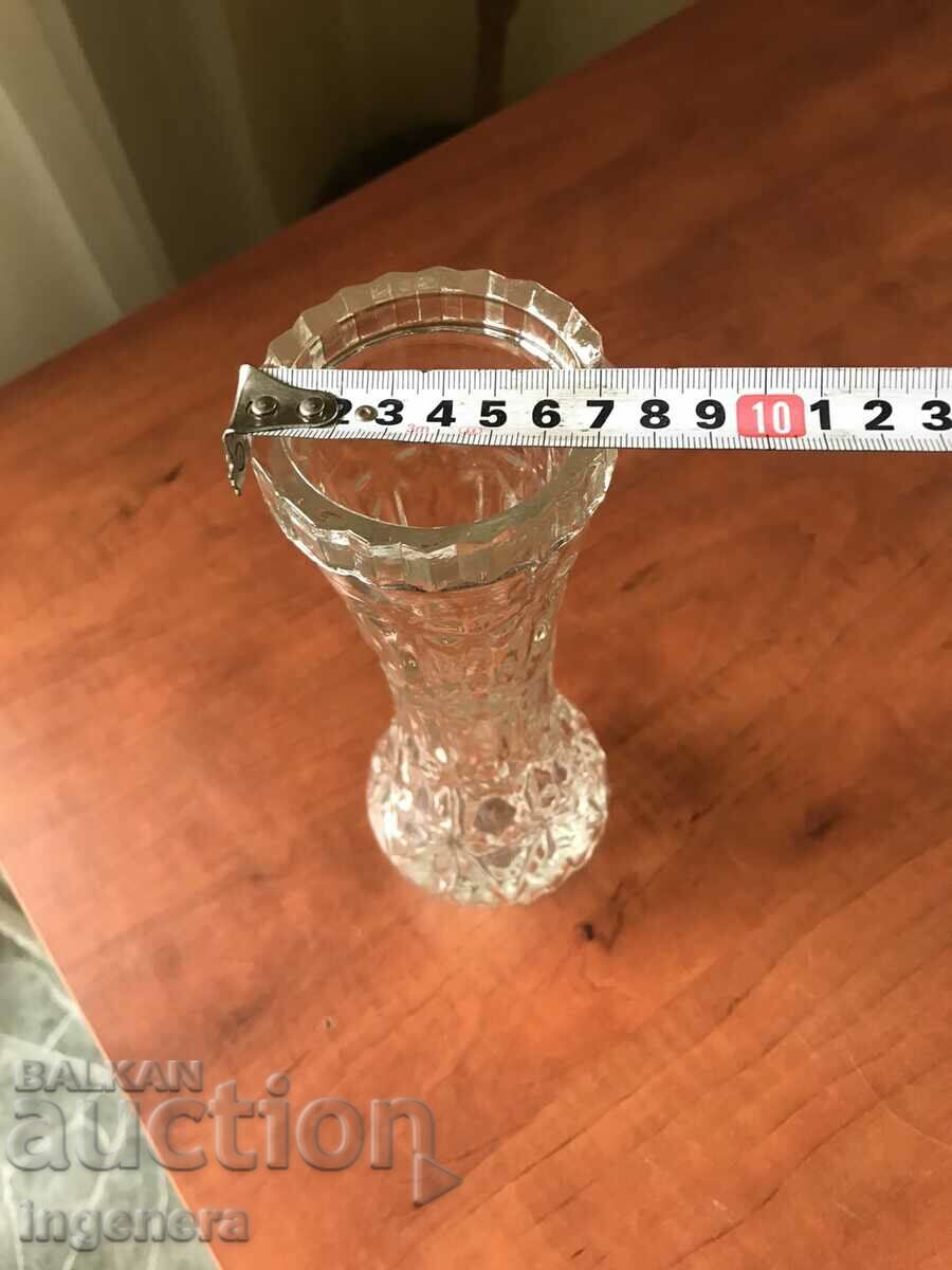 VASE VASE GLASS RELIEF THICK OF SOCA - 5 VASE VASE GLASS RELIEF THICK OF SOCA - 5