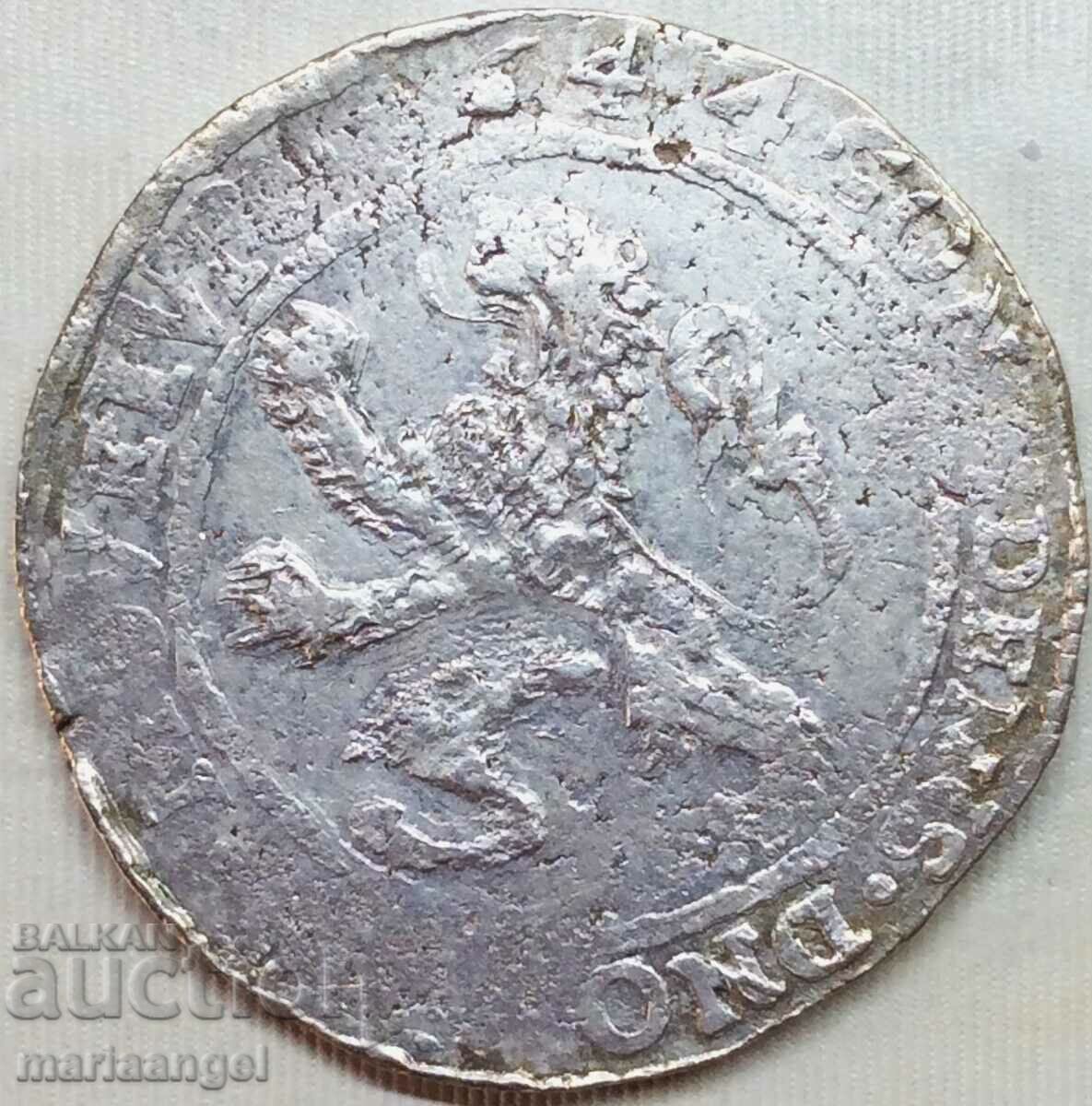 Netherlands 1/2 Lion Thaler Daaler 1644 Utrecht Silver