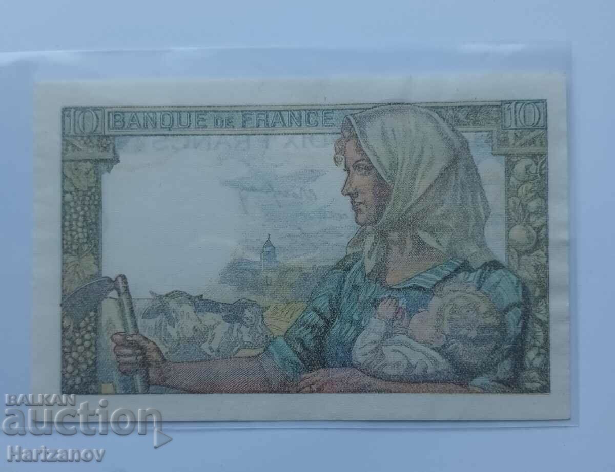10 Франка Франция 1949 / 10 francs France 1949 UNC!