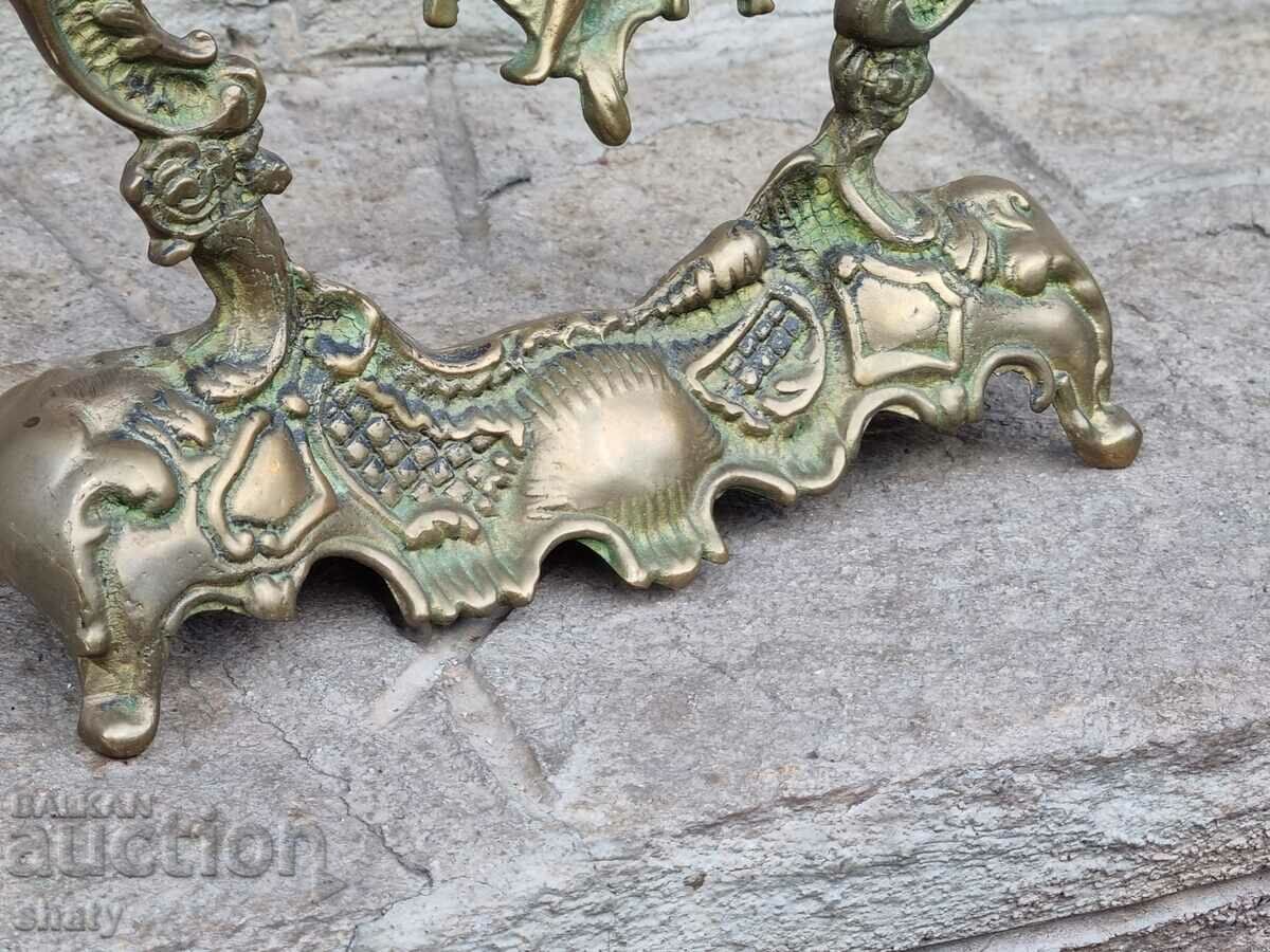 Auction Old bronze mirror Auction Old bronze mirror