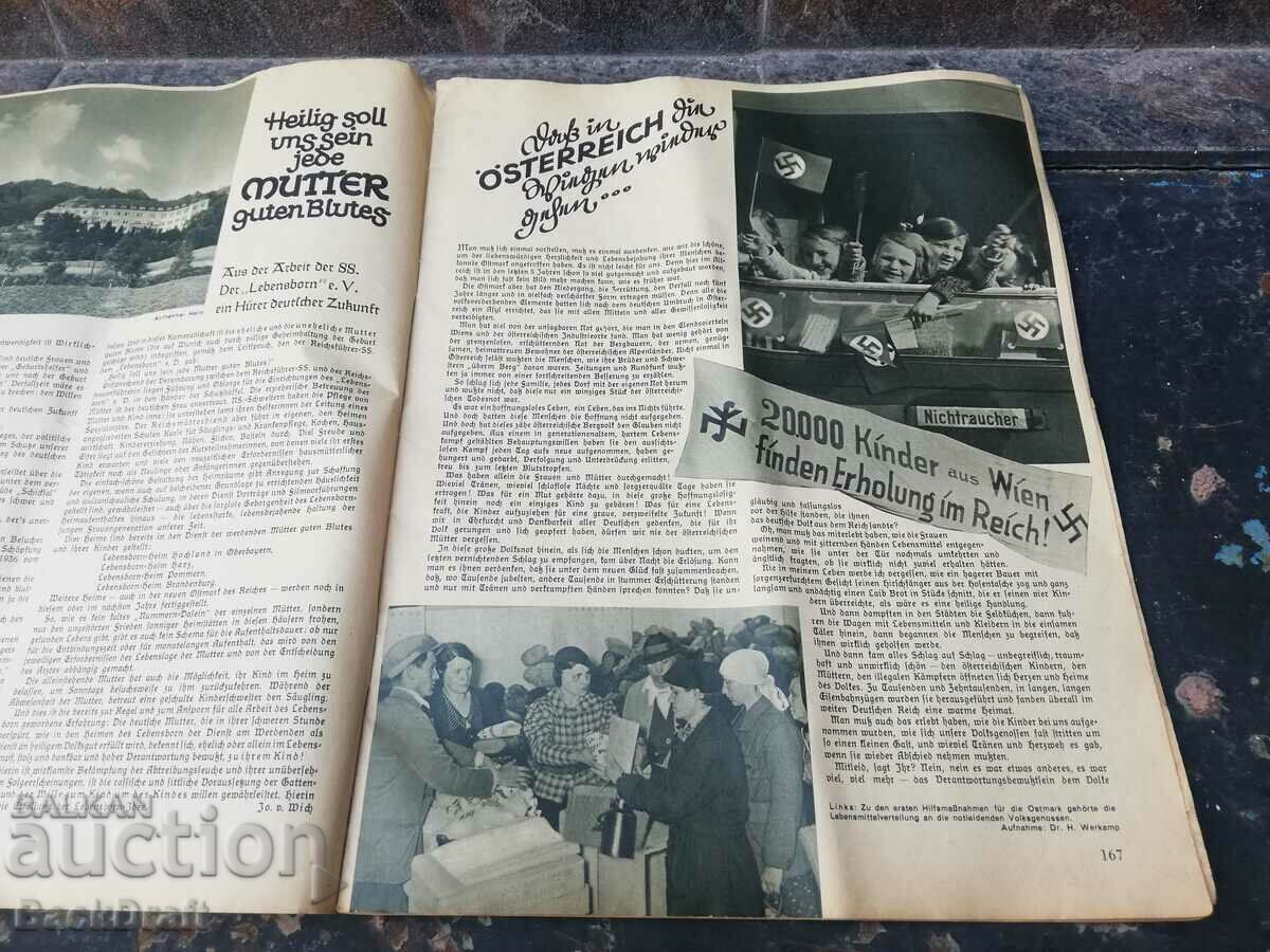 German Magazine, Newspaper WWII Hitler Führer, Third Reich - 5 German Magazine, Newspaper WWII Hitler Führer, Third Reich - 5