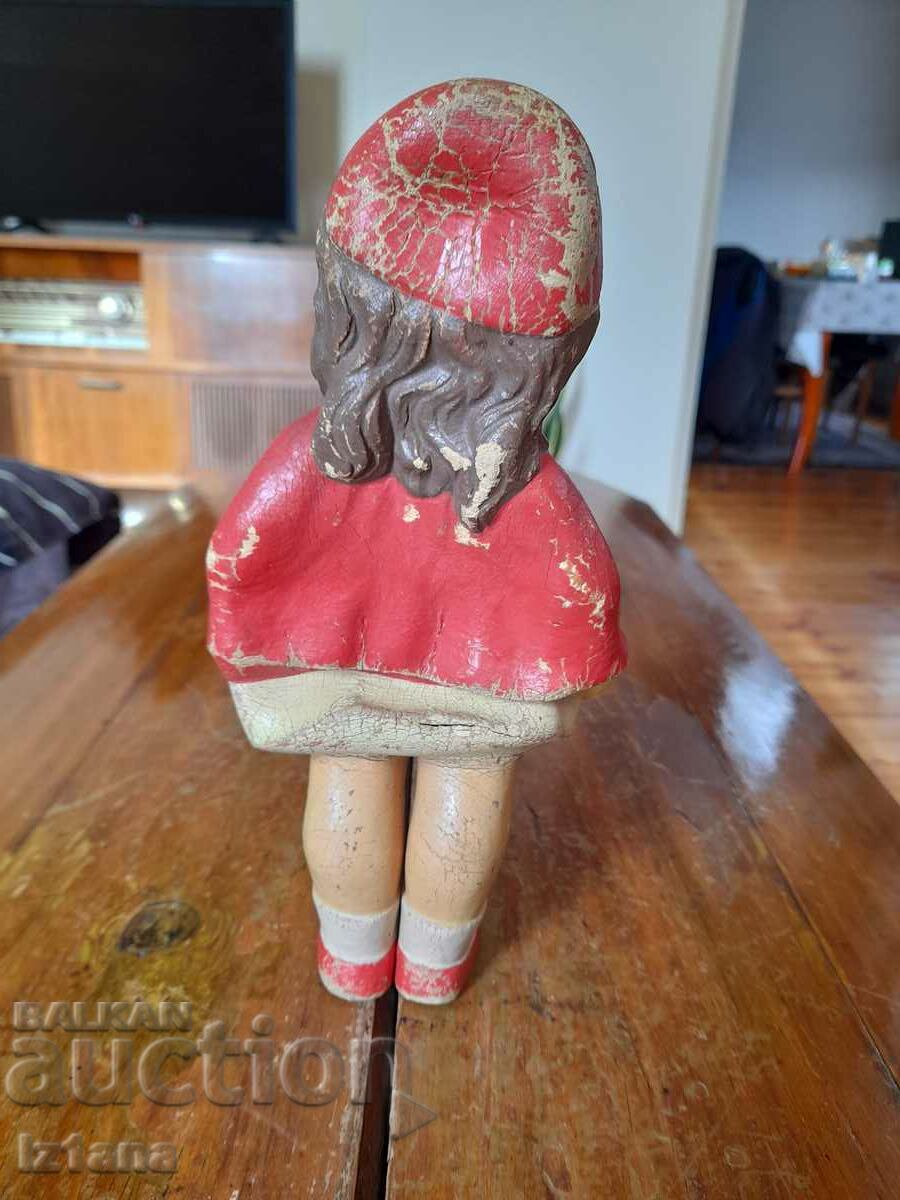 Auction Old Little Red Riding Hood doll Auction Old Little Red Riding Hood doll