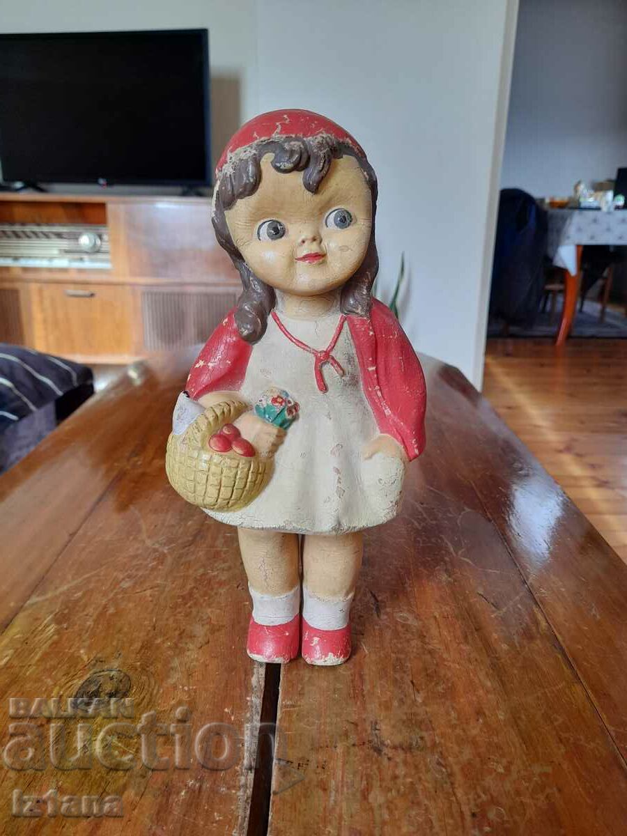 Old Little Red Riding Hood doll