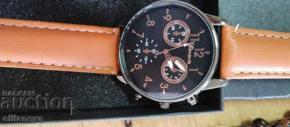 Hov Watch with 3 leather chains with price 10.00 BGN | € 5.11 Hov Watch with 3 leather chains with price 10.00 BGN | € 5.11