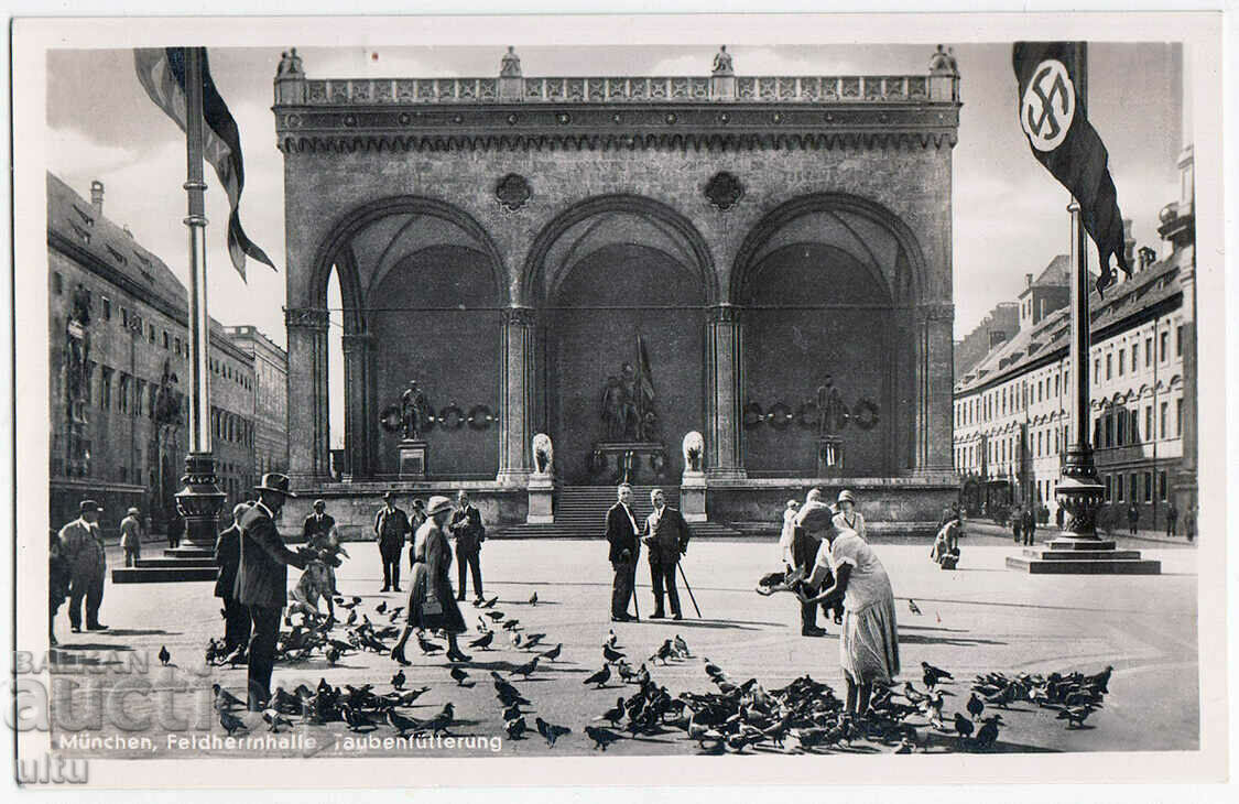 Original card Third Reich, Munich