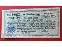 Австрия-купон 40 крони 1925